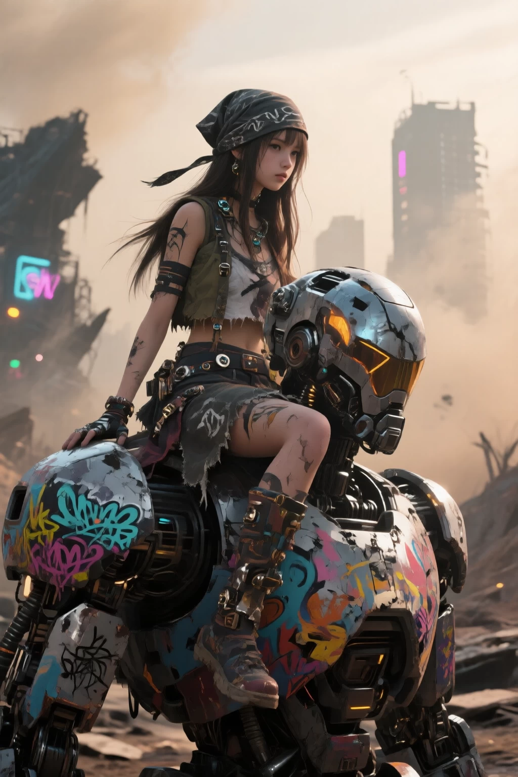 Acky Bright风格，结合虚幻5引擎的极致渲染效果